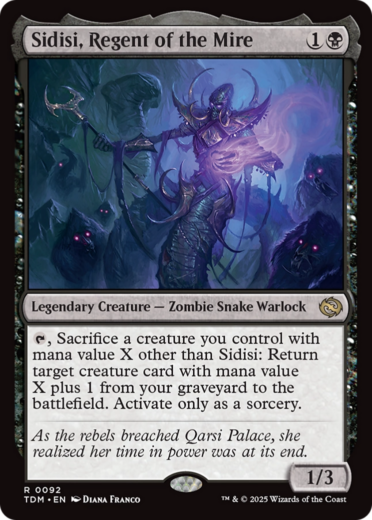 Sidisi, Regent of the Mire [Tarkir: Dragonstorm] | I Want That Stuff Brandon