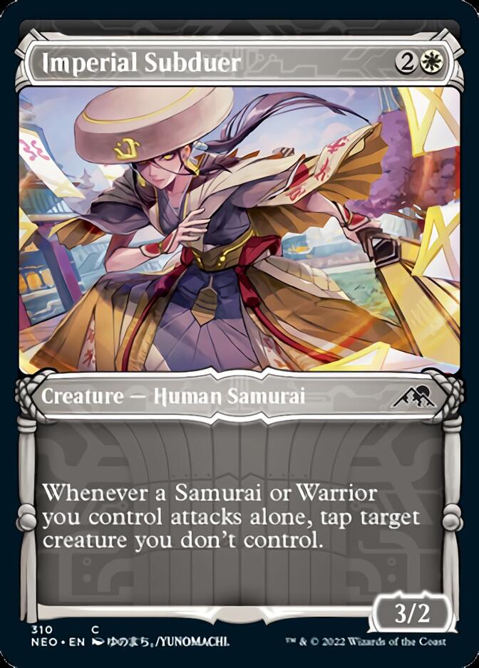 Imperial Subduer (Showcase Samurai) [Kamigawa: Neon Dynasty] | I Want That Stuff Brandon