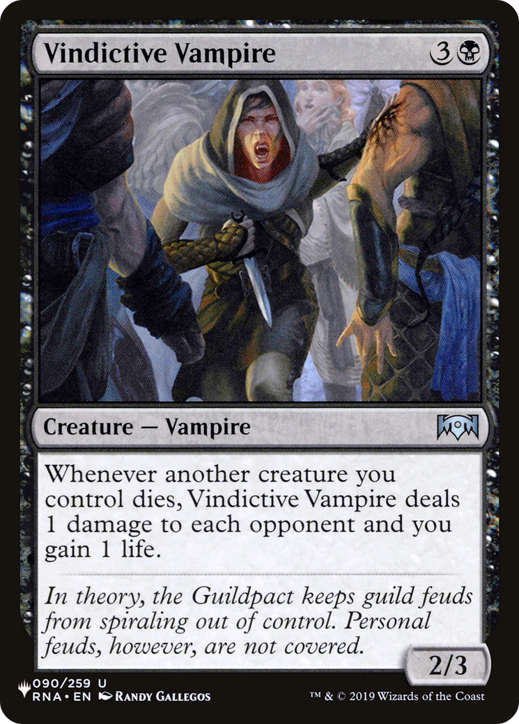 Vindictive Vampire [The List Reprints] | I Want That Stuff Brandon