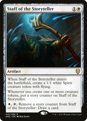 Staff of the Storyteller [Phyrexia: All Will Be One Commander] | I Want That Stuff Brandon