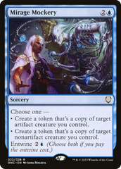 Mirage Mockery [Phyrexia: All Will Be One Commander] | I Want That Stuff Brandon