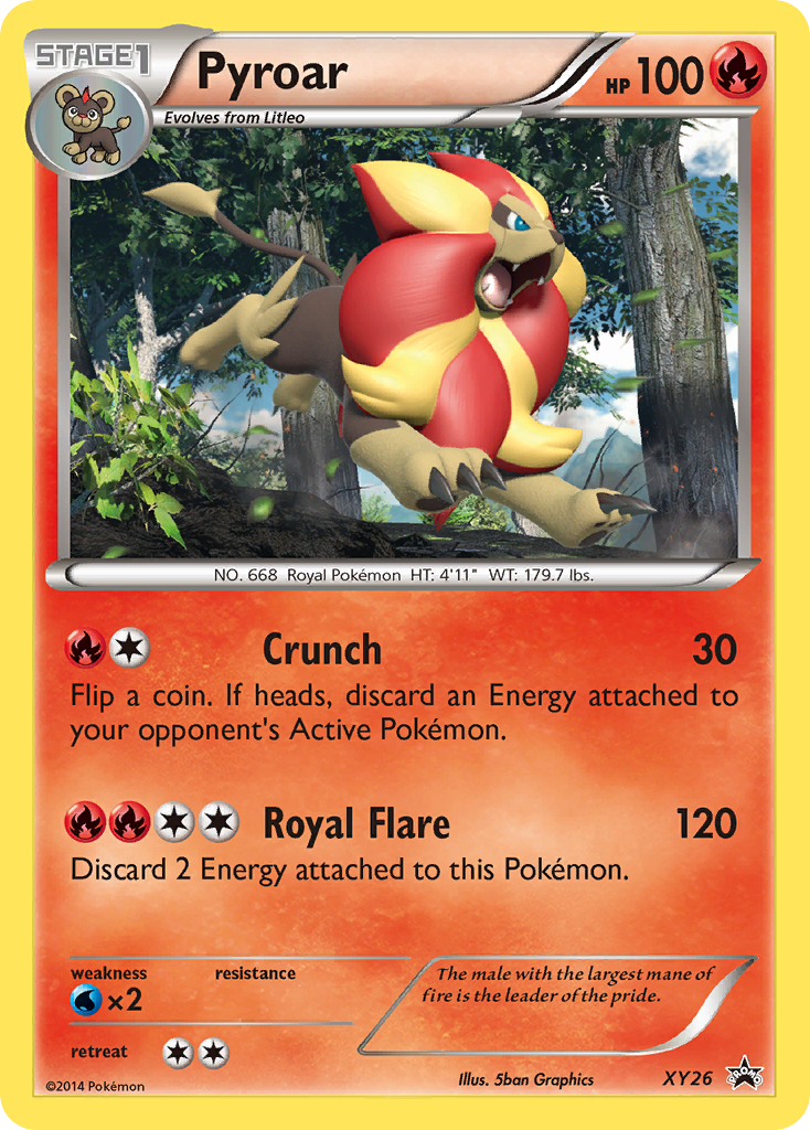 Pyroar (XY26) [XY: Black Star Promos] | I Want That Stuff Brandon