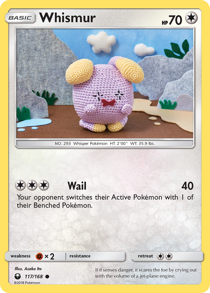 Whismur (117/168) [Sun & Moon: Celestial Storm] | I Want That Stuff Brandon