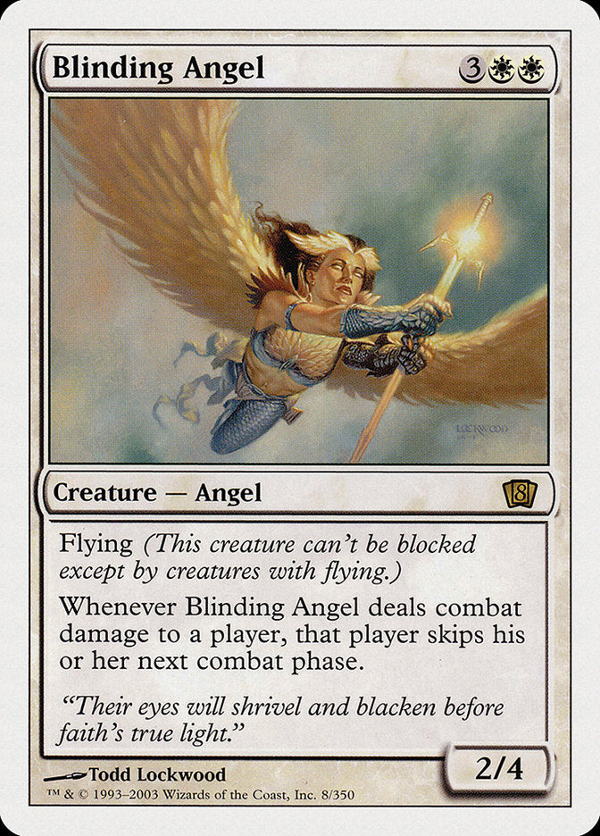 Blinding Angel (8th Edition) [Oversize Cards] | I Want That Stuff Brandon