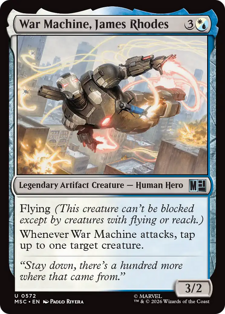 War Machine, Avenging Arsenal (Surge Foil) [Marvel Super Heroes Commander] | I Want That Stuff Brandon