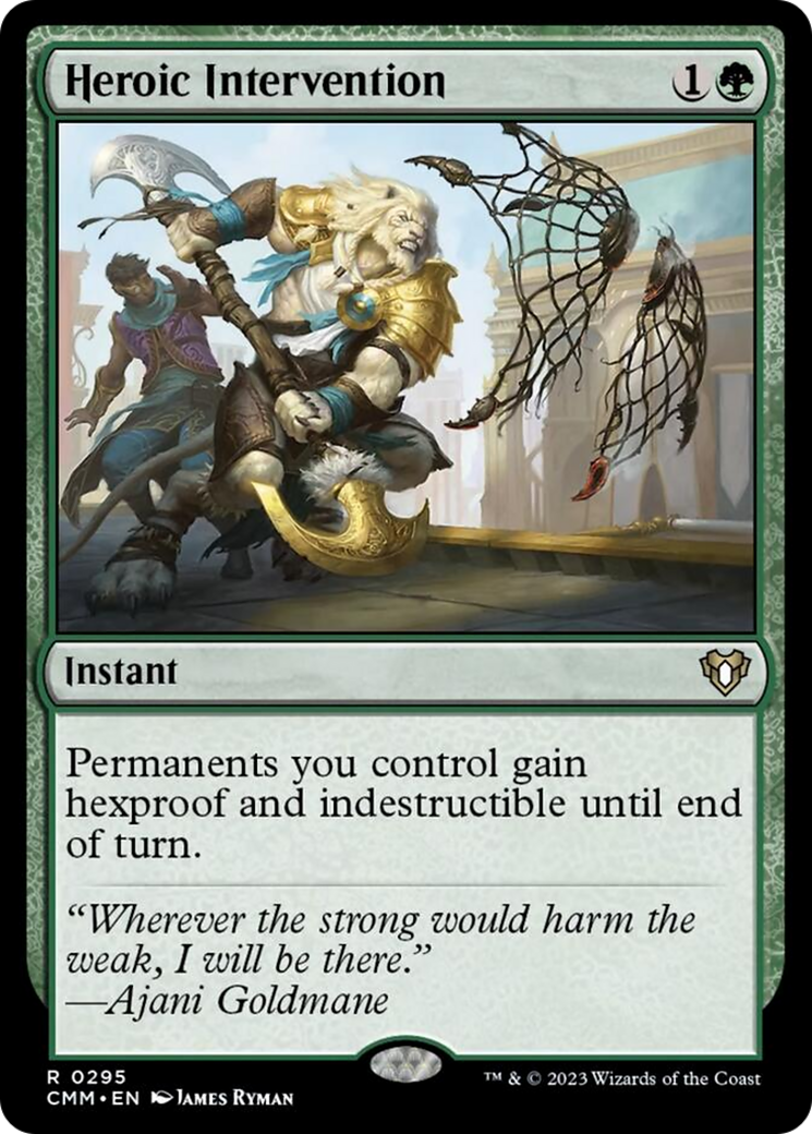 Heroic Intervention [Commander Masters] | I Want That Stuff Brandon