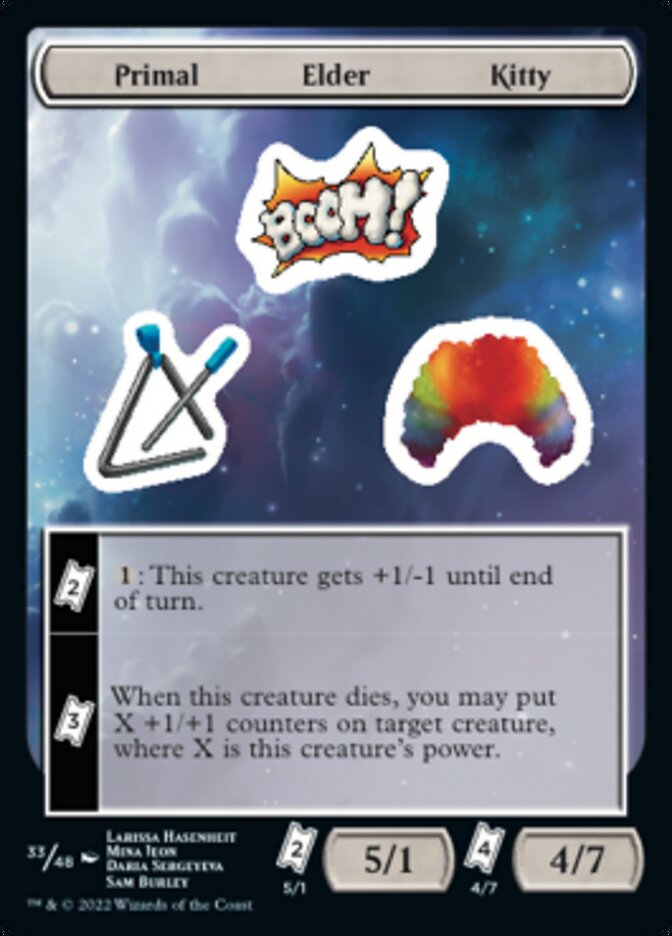 Primal Elder Kitty [Unfinity Stickers] | I Want That Stuff Brandon