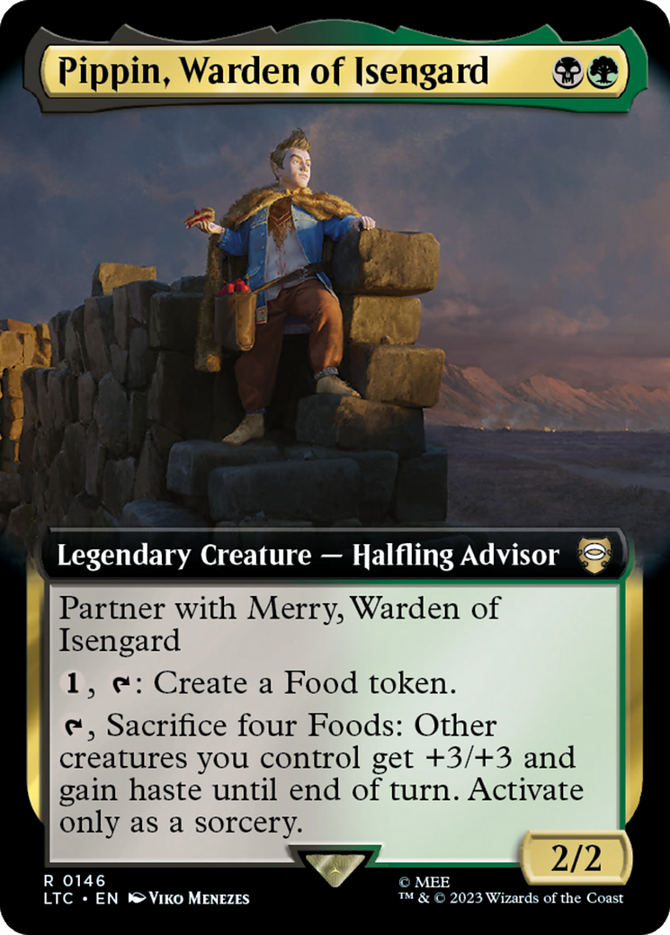 Pippin, Warden of Isengard (Extended Art) [The Lord of the Rings: Tales of Middle-Earth Commander] | I Want That Stuff Brandon