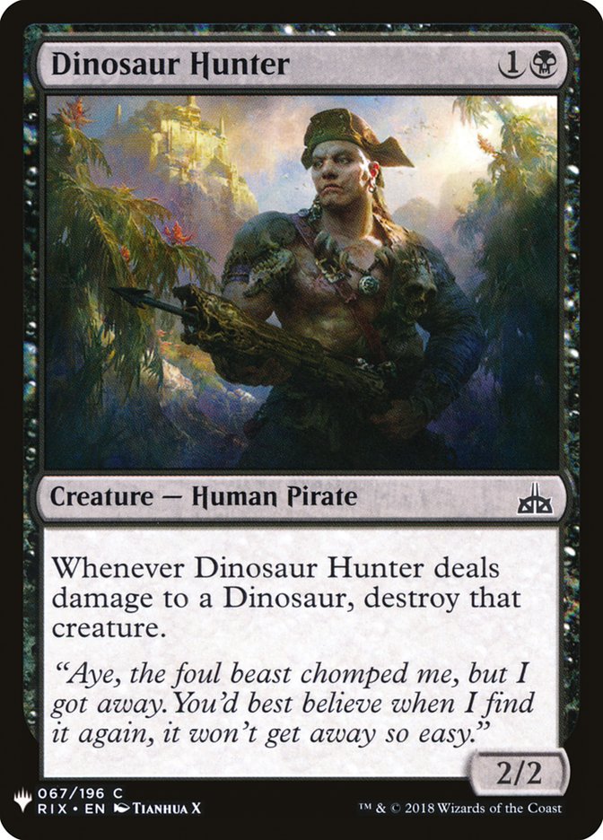 Dinosaur Hunter [Mystery Booster] | I Want That Stuff Brandon