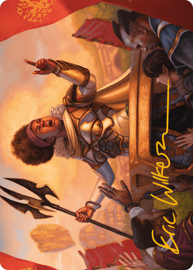 Recruiter of the Guard Art Card (Gold-Stamped Signature) [Modern Horizons 3 Art Series] | I Want That Stuff Brandon