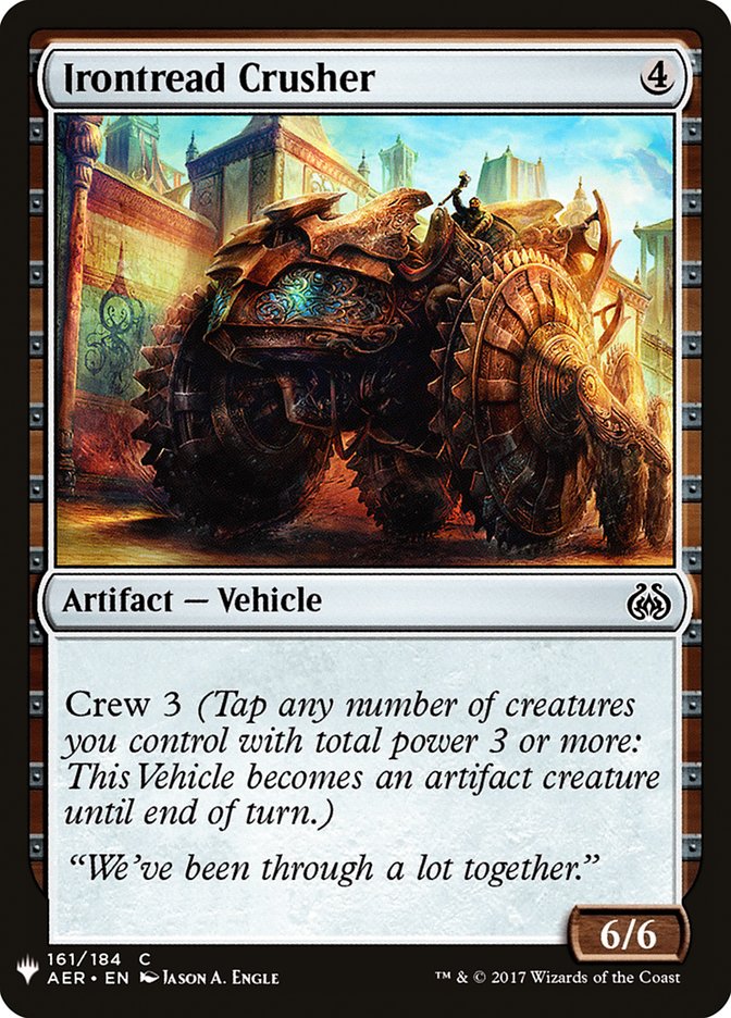 Irontread Crusher [Mystery Booster] | I Want That Stuff Brandon