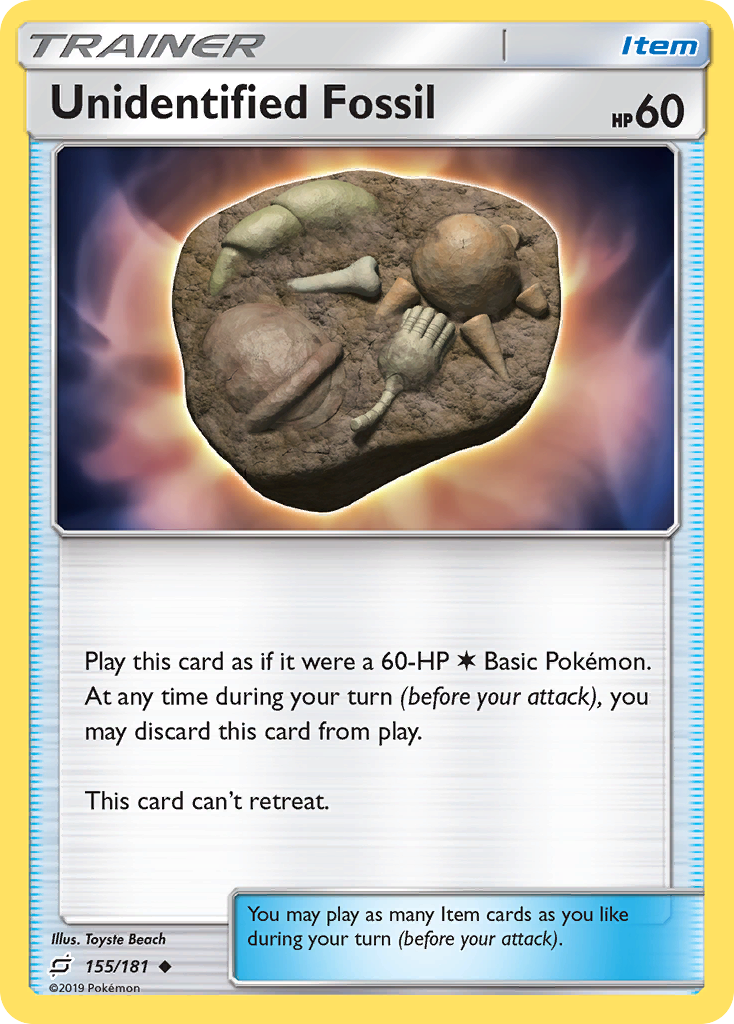 Unidentified Fossil (155/181) [Sun & Moon: Team Up] | I Want That Stuff Brandon