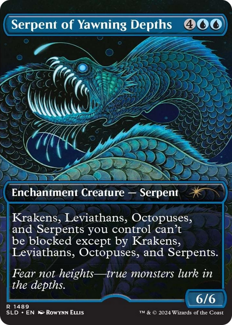 Serpent of Yawning Depths (Rainbow Foil) [Secret Lair Drop Series] | I Want That Stuff Brandon