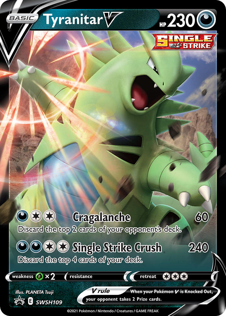 Tyranitar V (SWSH109) [Sword & Shield: Black Star Promos] | I Want That Stuff Brandon