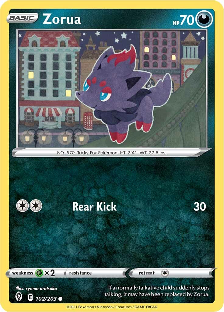 Zorua (102/203) [Sword & Shield: Evolving Skies] | I Want That Stuff Brandon