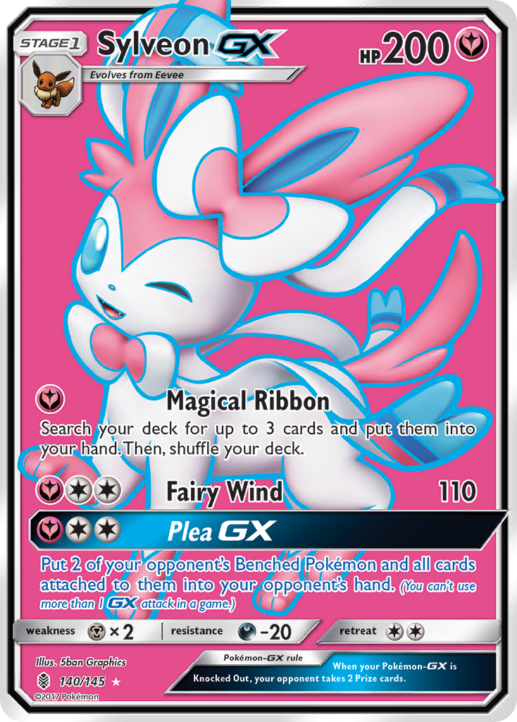 Sylveon GX (140/145) [Sun & Moon: Guardians Rising] | I Want That Stuff Brandon