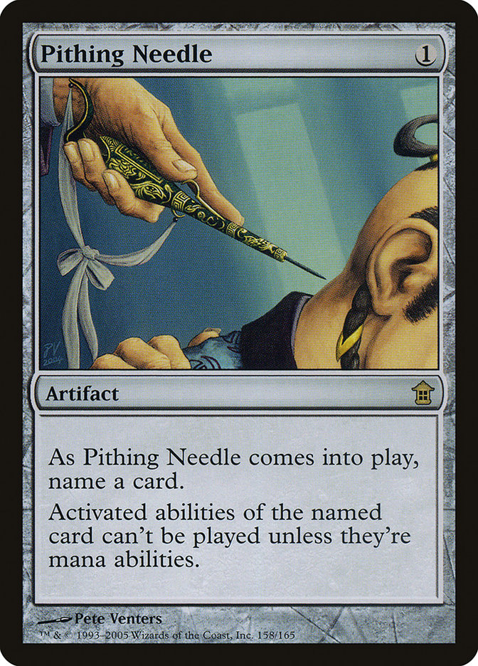 Pithing Needle [Saviors of Kamigawa] | I Want That Stuff Brandon