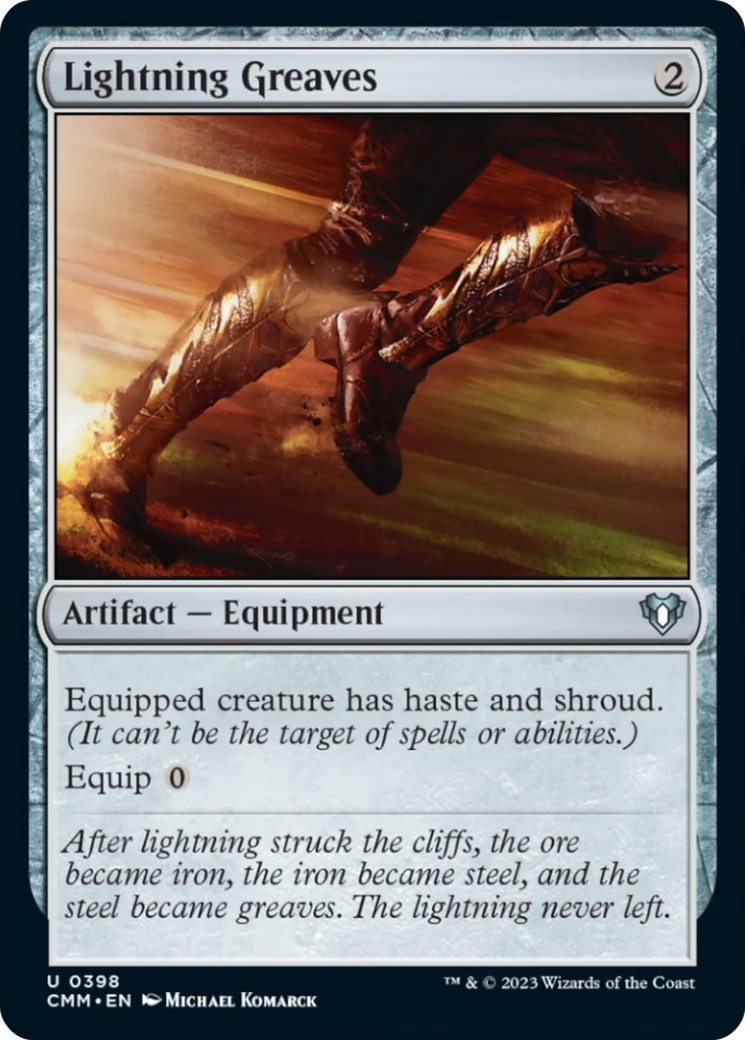 Lightning Greaves [Commander Masters] | I Want That Stuff Brandon