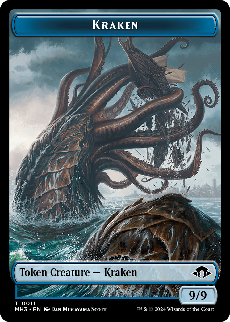 Servo // Kraken Double-Sided Token [Modern Horizons 3 Tokens] | I Want That Stuff Brandon