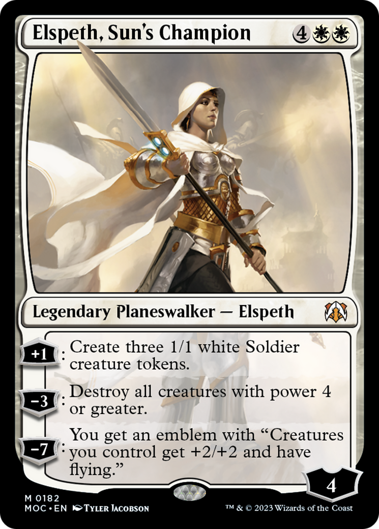 Elspeth, Sun's Champion [March of the Machine Commander] | I Want That Stuff Brandon