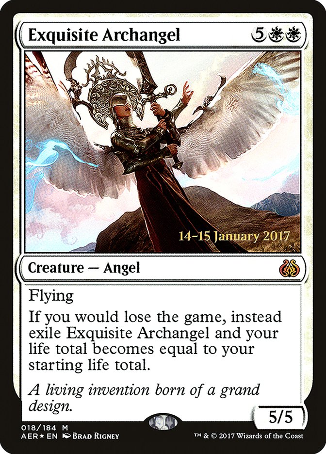 Exquisite Archangel [Aether Revolt Prerelease Promos] | I Want That Stuff Brandon