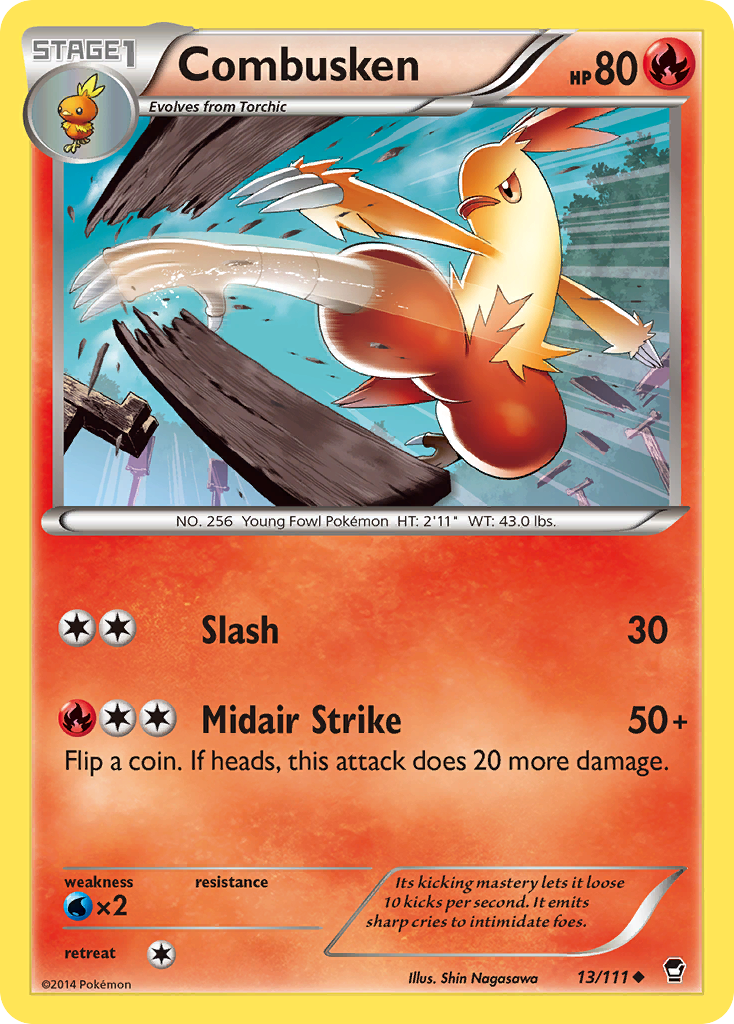 Combusken (13/111) [XY: Furious Fists] | I Want That Stuff Brandon