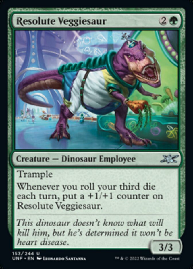 Resolute Veggiesaur [Unfinity] | I Want That Stuff Brandon