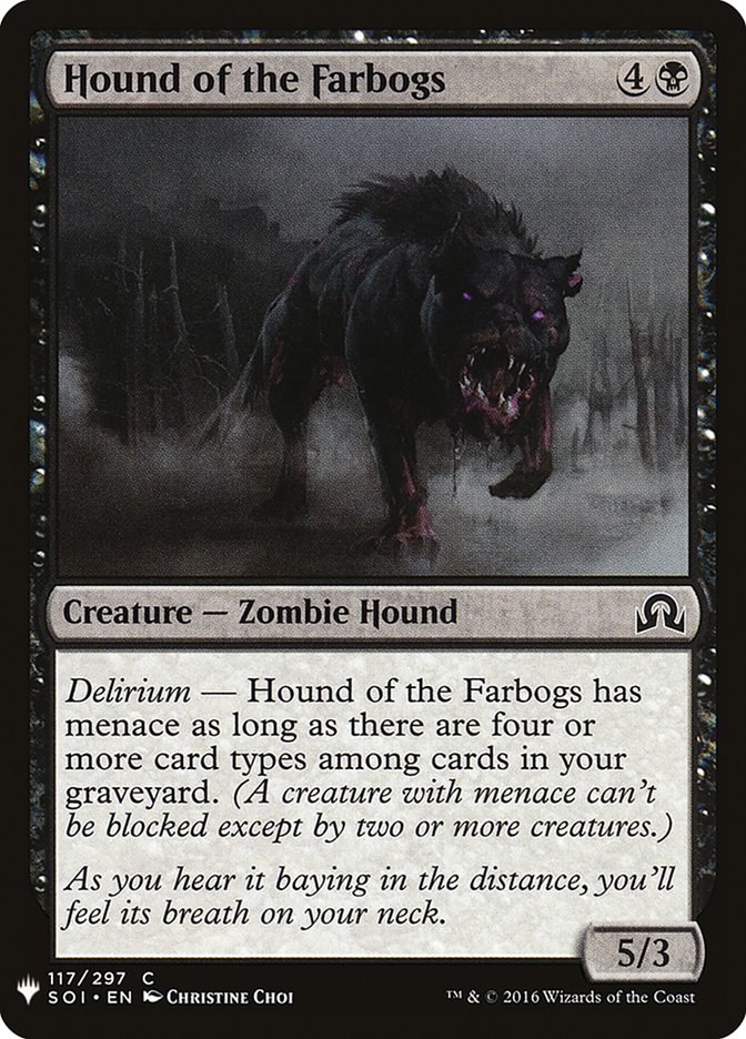 Hound of the Farbogs [Mystery Booster] | I Want That Stuff Brandon