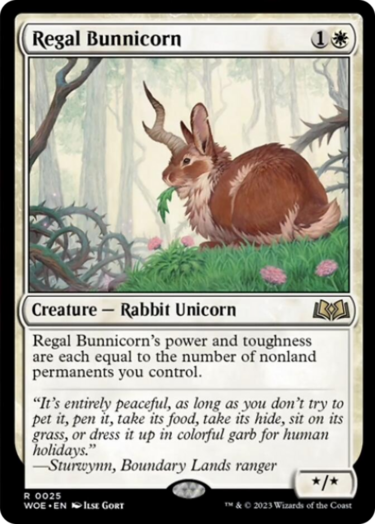 Regal Bunnicorn [Wilds of Eldraine] | I Want That Stuff Brandon