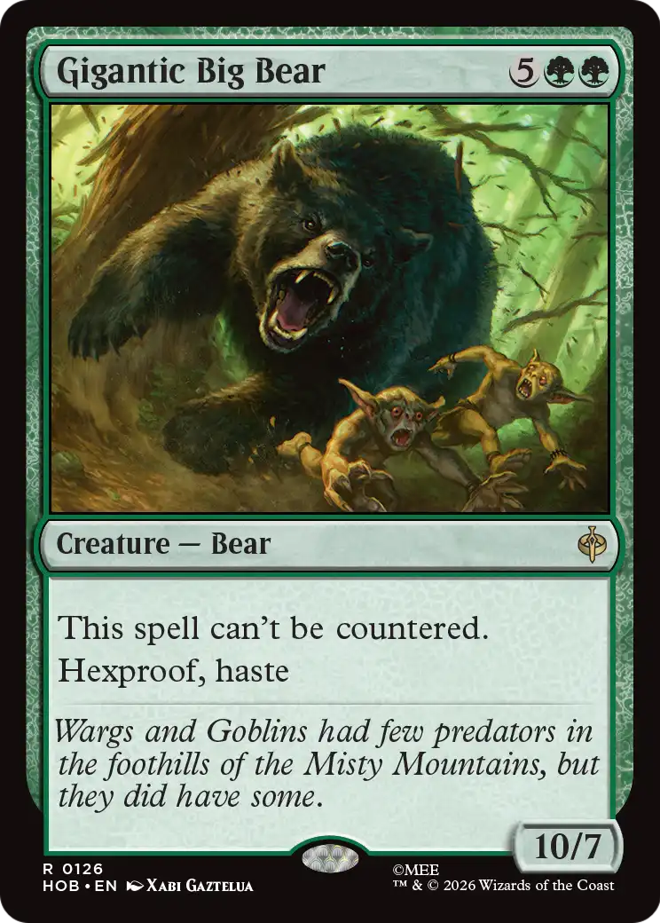Gigantic Big Bear [The Hobbit] | I Want That Stuff Brandon