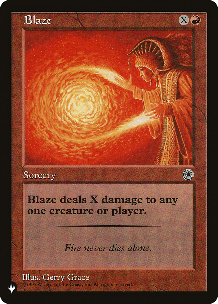 Blaze [The List Reprints] | I Want That Stuff Brandon