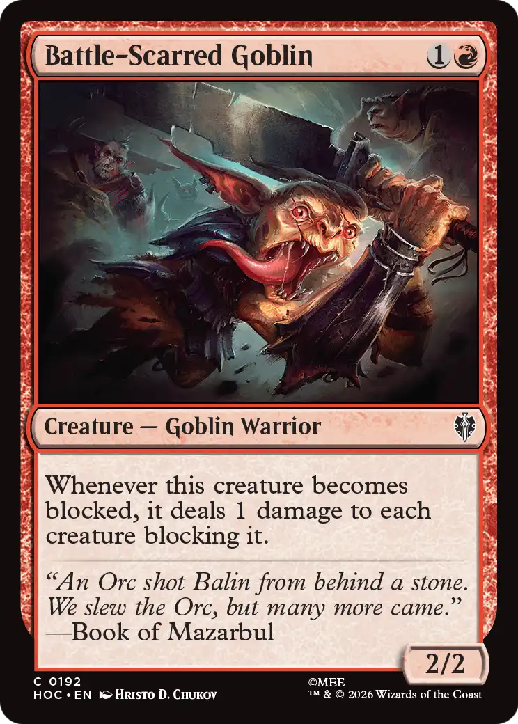 Battle-Scarred Goblin [The Hobbit: Eternal-Legal] | I Want That Stuff Brandon