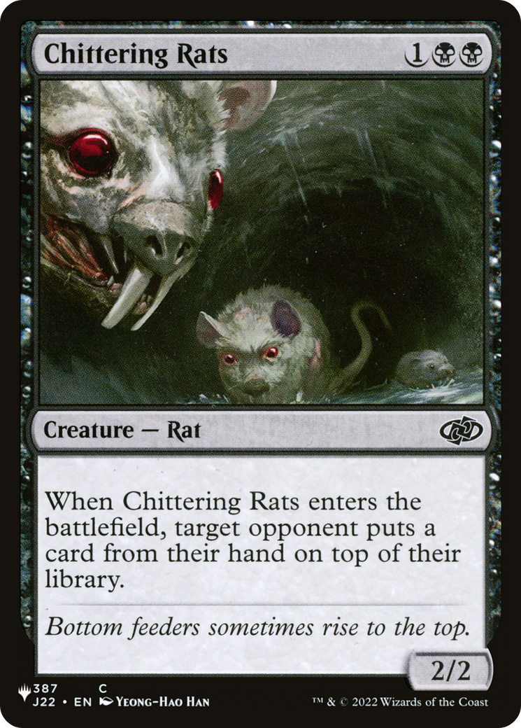 Chittering Rats [The List] | I Want That Stuff Brandon