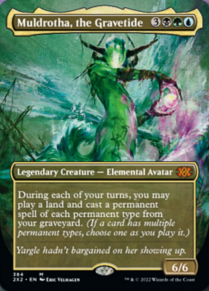 Muldrotha, the Gravetide (Borderless Alternate Art) [Double Masters 2022] | I Want That Stuff Brandon