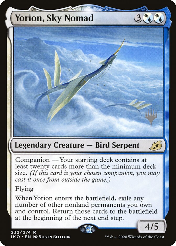 Yorion, Sky Nomad (Promo Pack) [Ikoria: Lair of Behemoths Promos] | I Want That Stuff Brandon