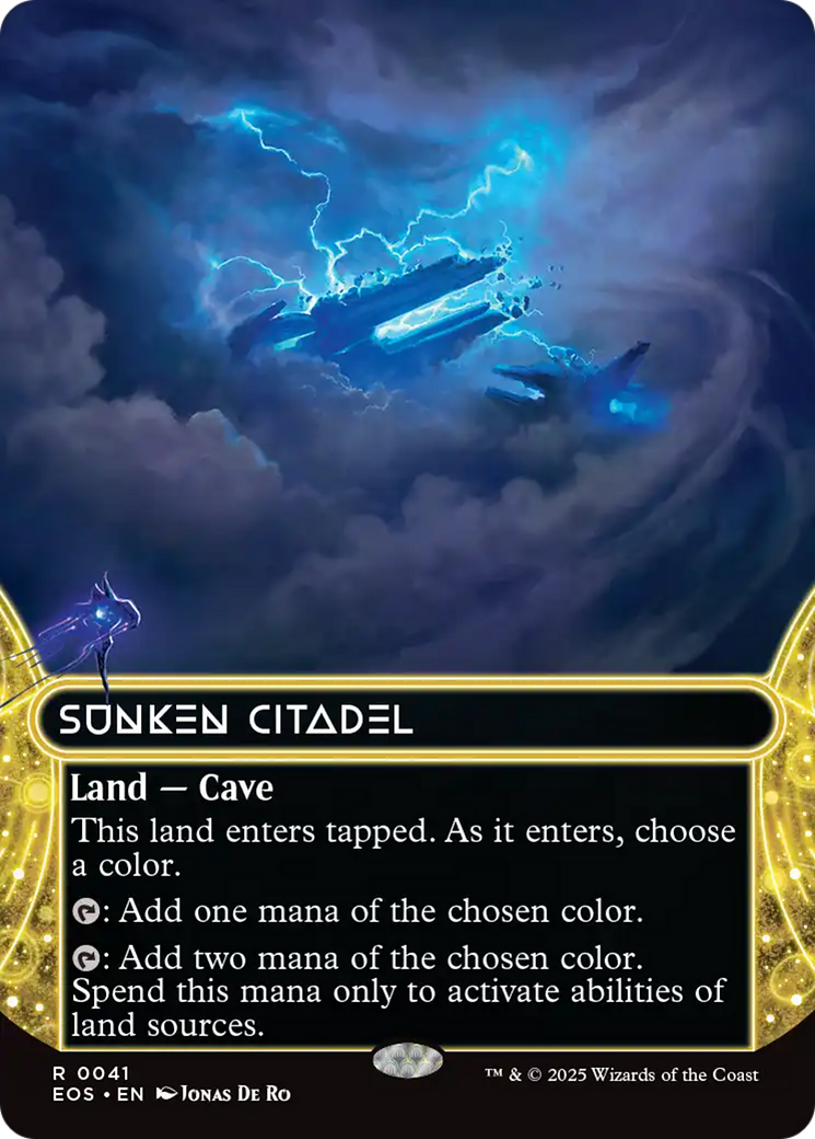 Sunken Citadel (0041) (Borderless) [Edge of Eternities: Stellar Sights] | I Want That Stuff Brandon
