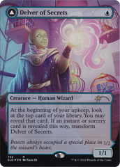 Delver of Secrets // Insectile Aberration (Borderless) [Secret Lair: From Cute to Brute] | I Want That Stuff Brandon