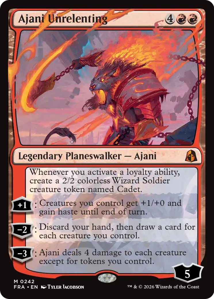 Ajani Unrelenting [Reality Fracture] | I Want That Stuff Brandon