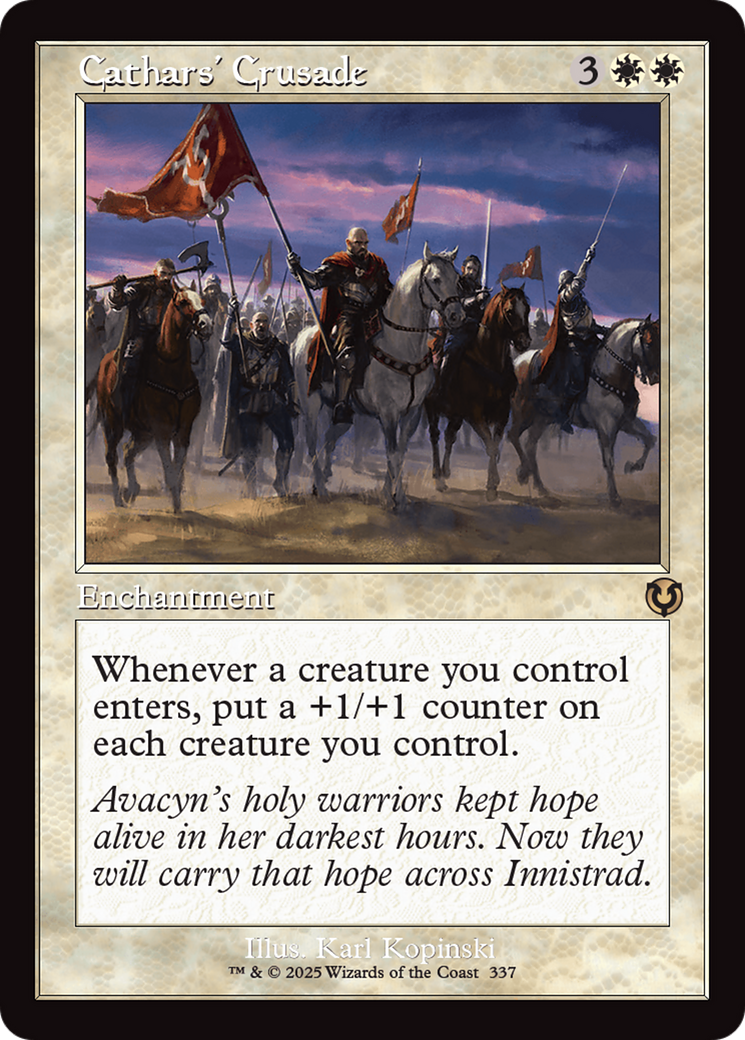 Cathars' Crusade (Retro Frame) [Innistrad Remastered] | I Want That Stuff Brandon