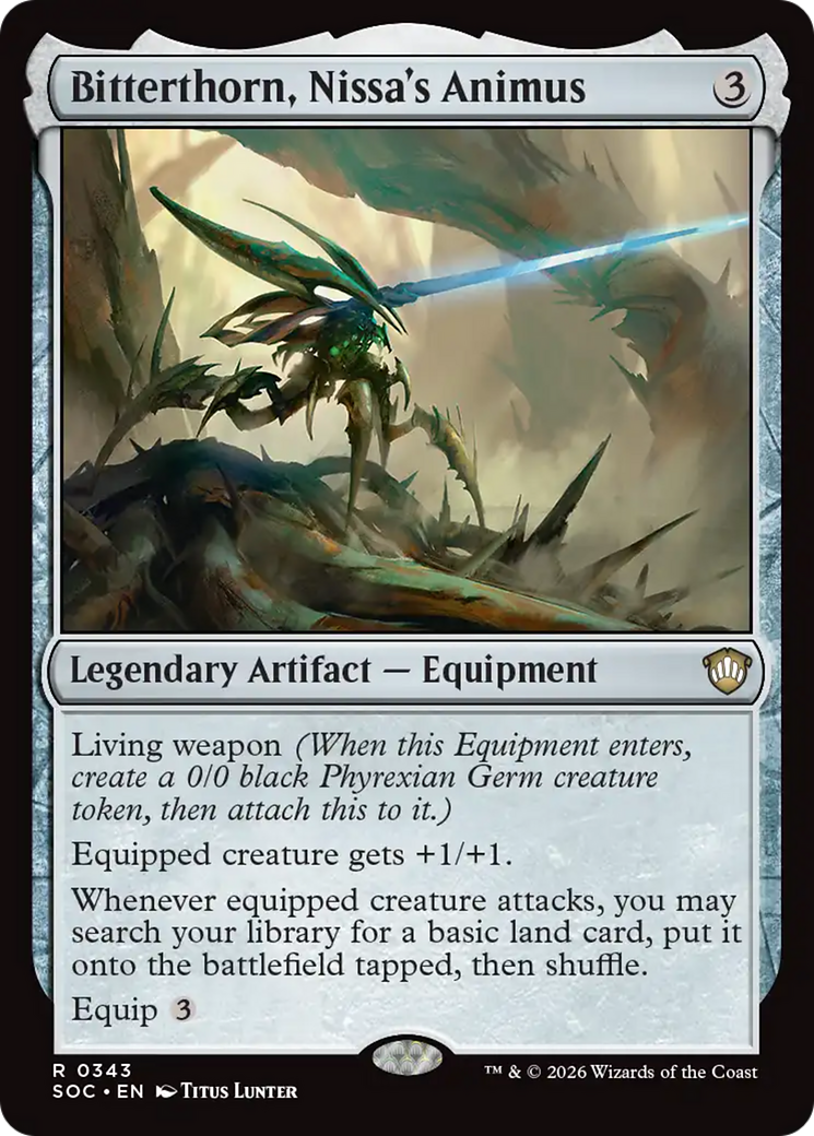 Bitterthorn, Nissa's Animus [Secrets of Strixhaven Commander] | I Want That Stuff Brandon