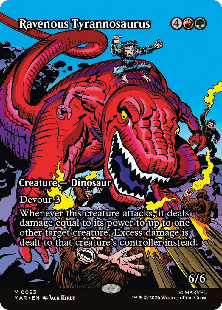 Ravenous Tyrannosaurus (Borderless) [Marvel Universe: Eternal-Legal] | I Want That Stuff Brandon