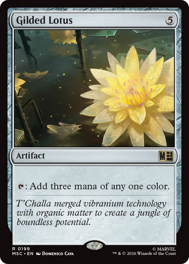 Gilded Lotus (Surge Foil) [Marvel Super Heroes Commander] | I Want That Stuff Brandon