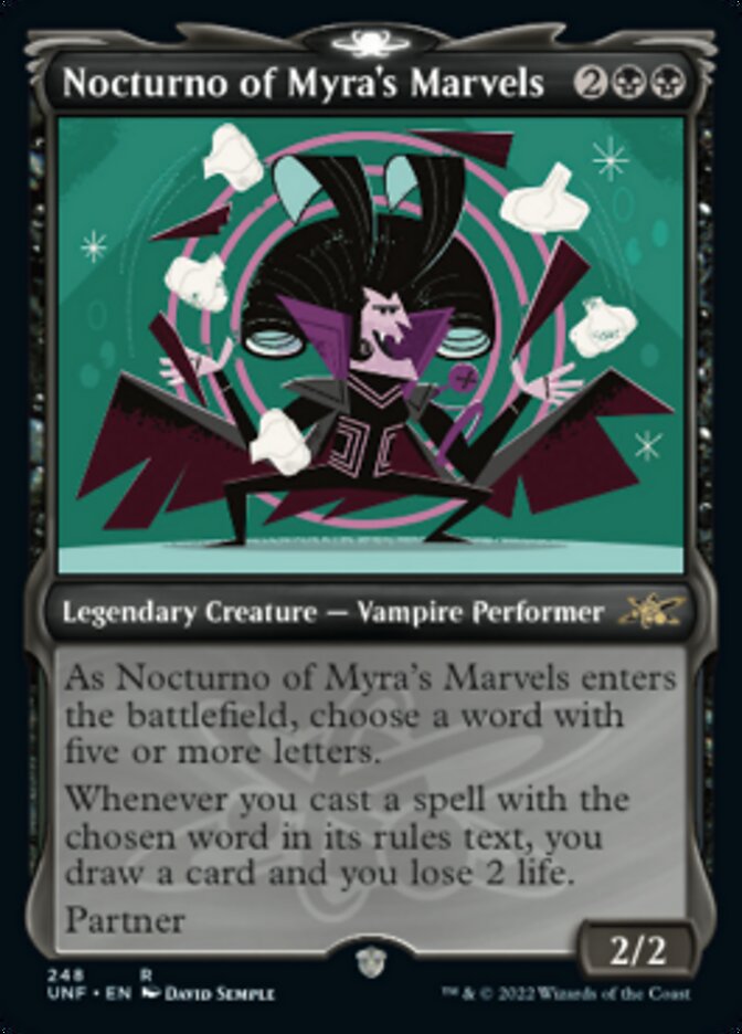 Nocturno of Myra's Marvels (Showcase) [Unfinity] | I Want That Stuff Brandon