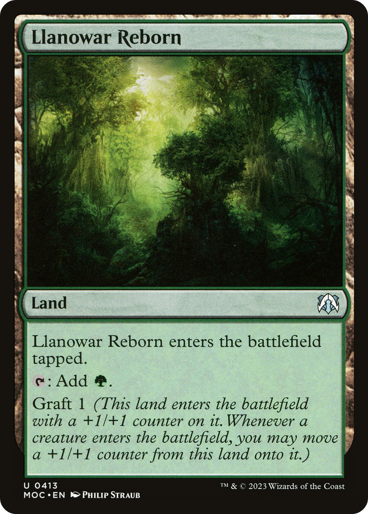Llanowar Reborn [March of the Machine Commander] | I Want That Stuff Brandon