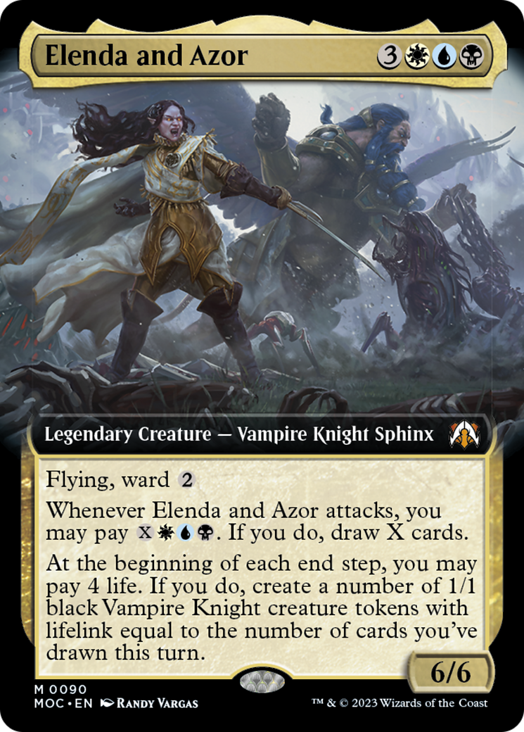 Elenda and Azor (Extended Art) [March of the Machine Commander] | I Want That Stuff Brandon