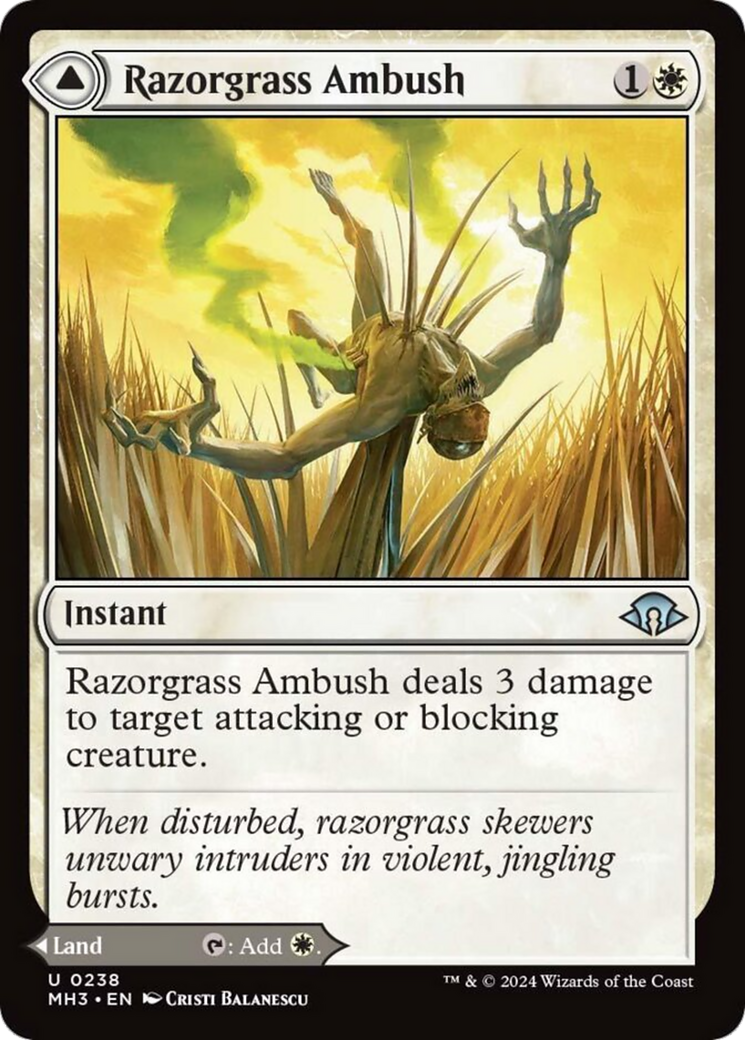 Razorgrass Ambush // Razorgrass Field [Modern Horizons 3] | I Want That Stuff Brandon