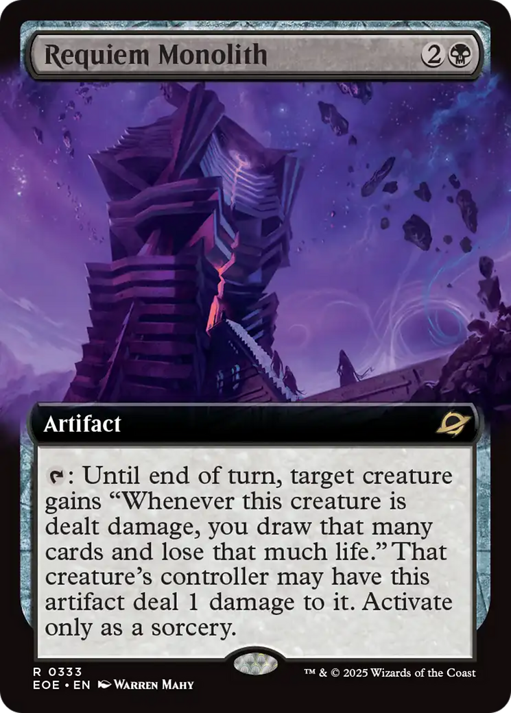 Requiem Monolith (Extended Art) [Edge of Eternities] | I Want That Stuff Brandon