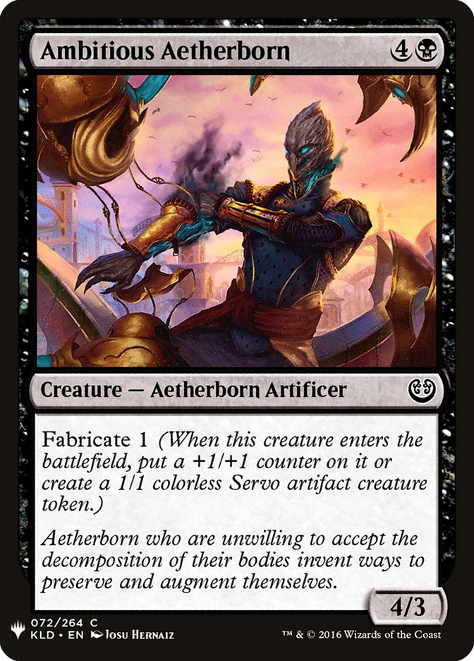 Ambitious Aetherborn [Mystery Booster] | I Want That Stuff Brandon