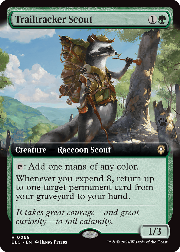 Trailtracker Scout (Extended Art) [Bloomburrow Commander] | I Want That Stuff Brandon