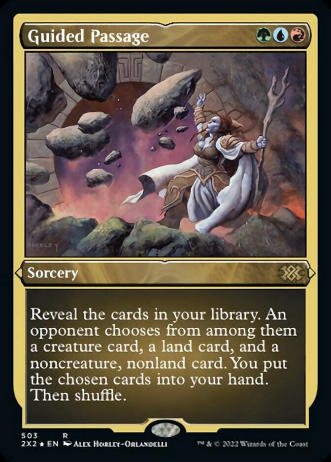 Guided Passage (Foil Etched) [Double Masters 2022] | I Want That Stuff Brandon